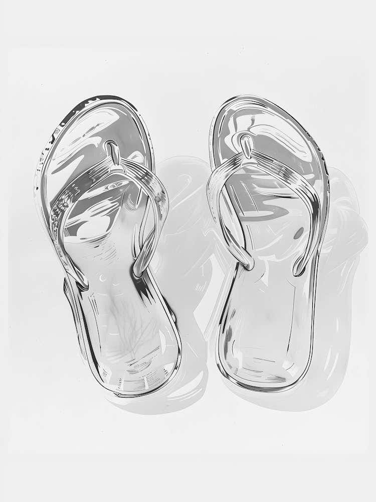Clear Flip Flops