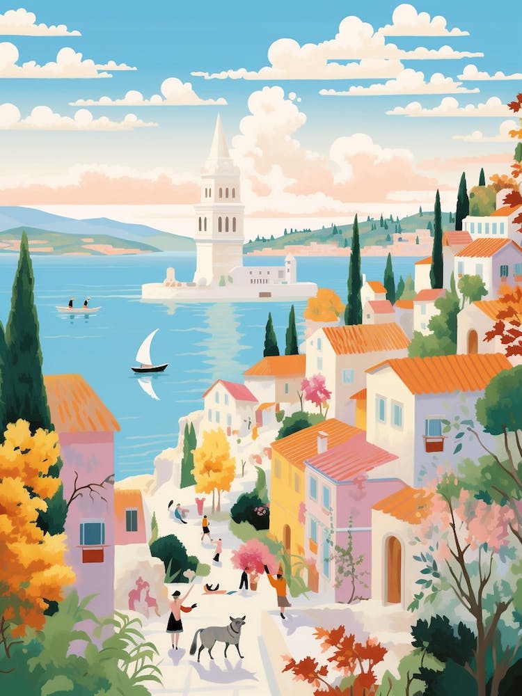 Zadar Croatia 1 Illustration