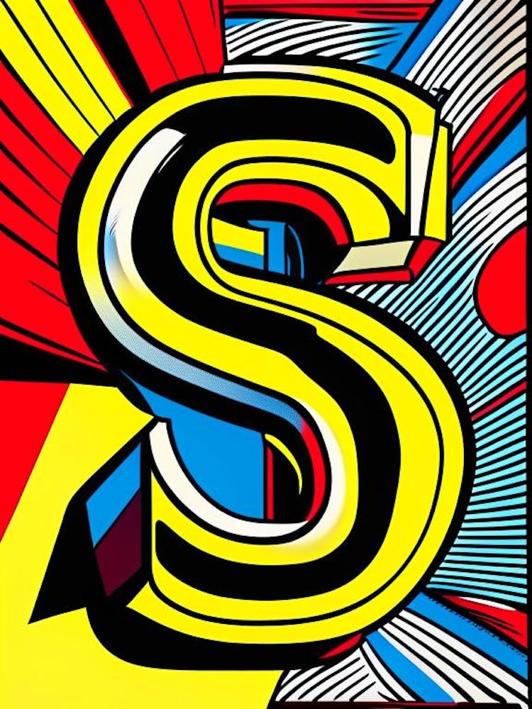 S   Letter, Alphabet Comic 4