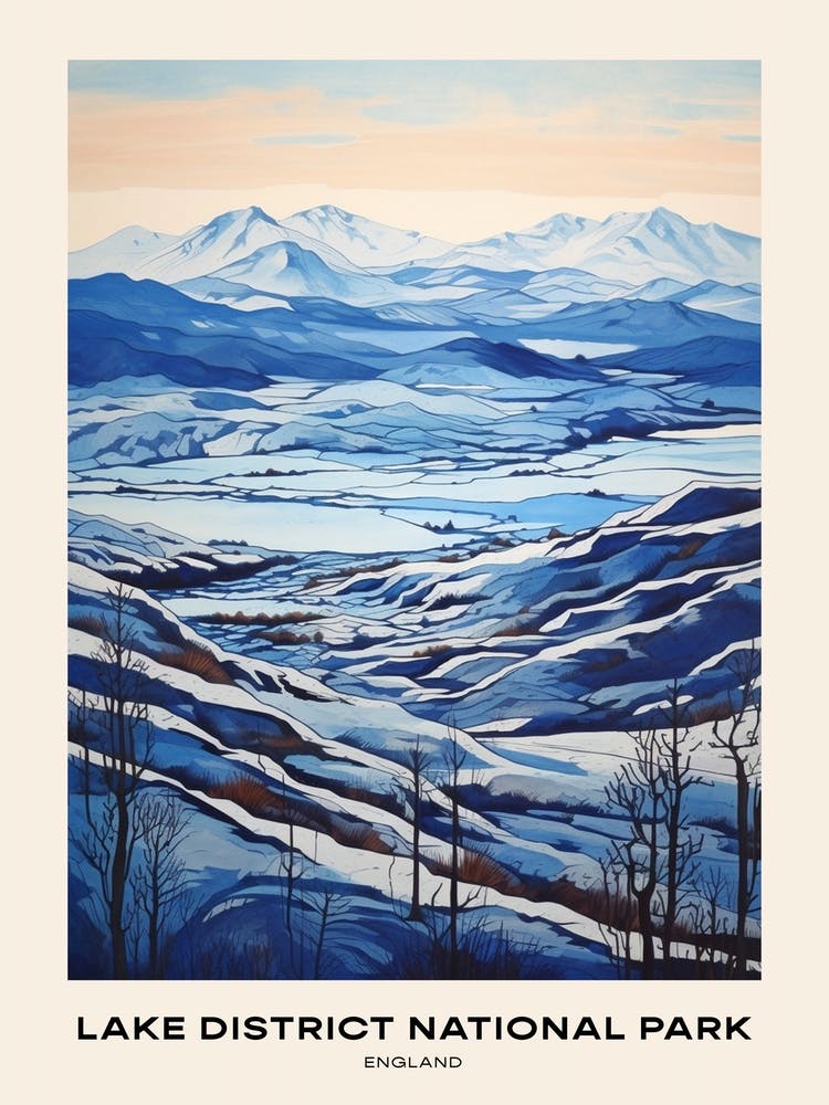 Lake District National Park England 4 Poster