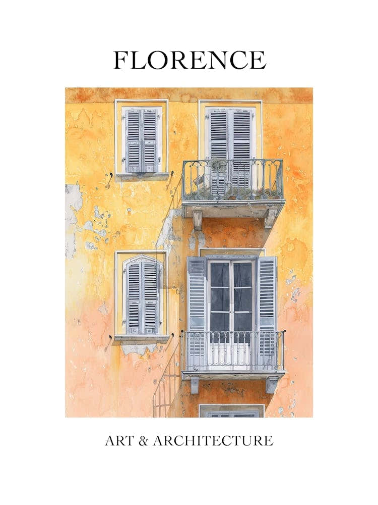 Florence Travel And Architecture Poster 3