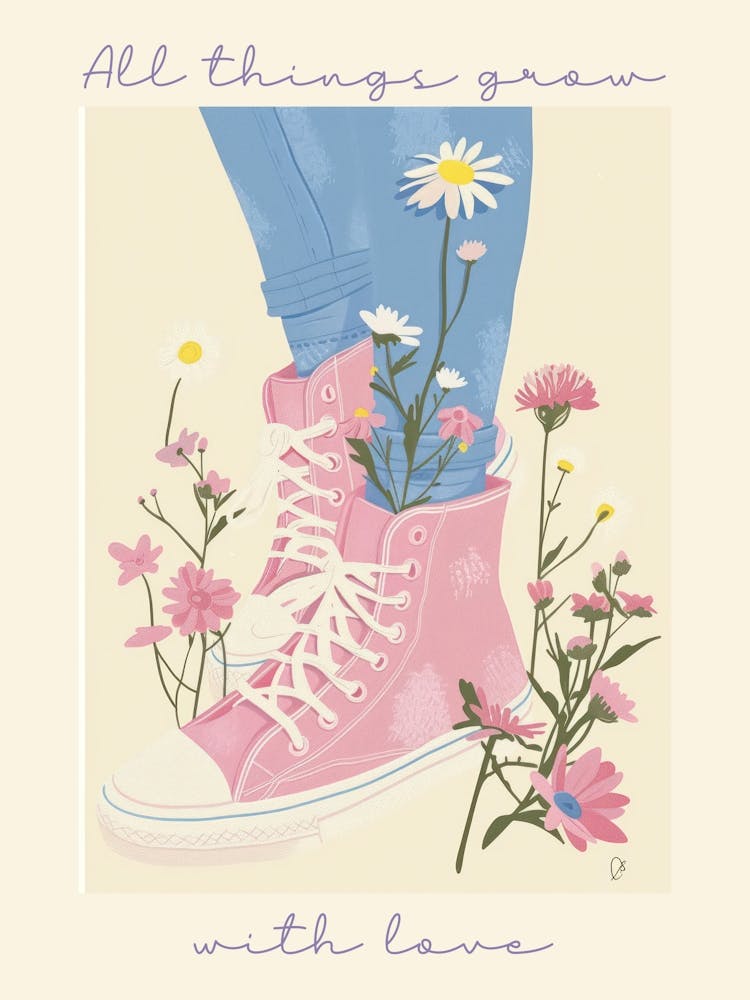 All Things Grow With Love Spring Flowers And Sneakers 9