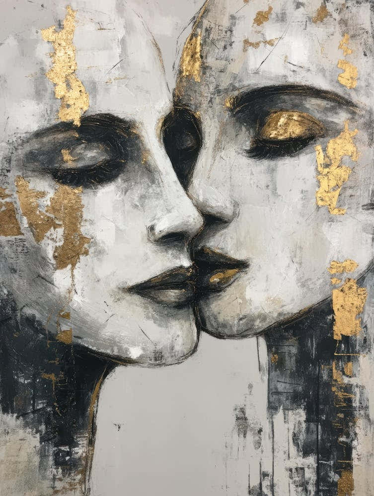 Two Women Kissing 54