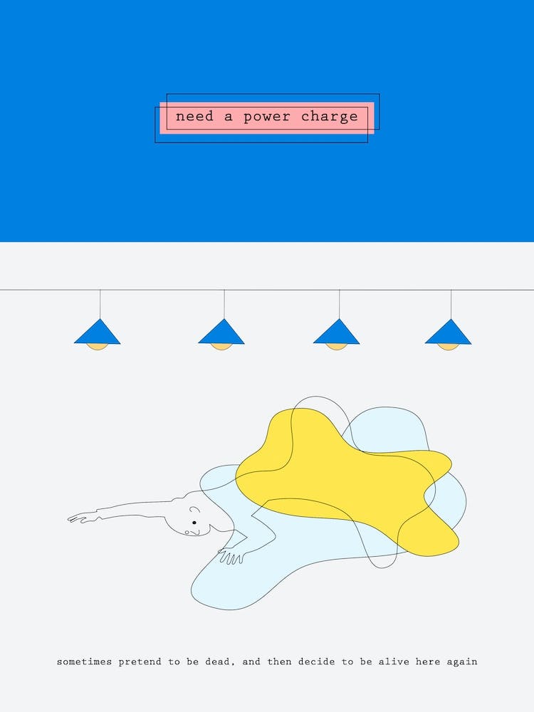 need a power charge - minimal art