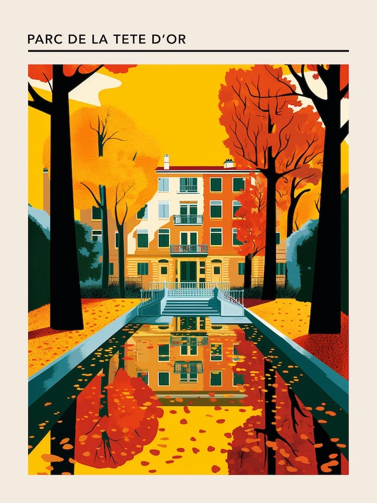 Parc De La Tete D Or Lyon France