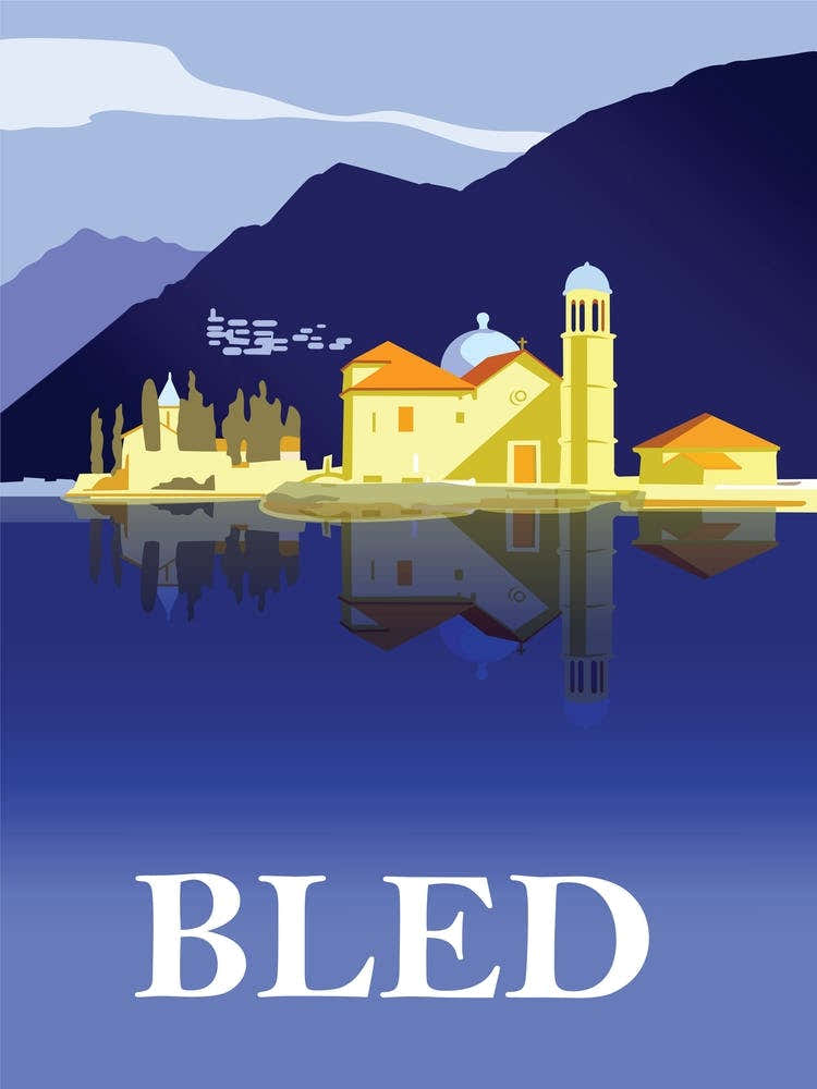 Bled, the Lake and the Island, Slovenia