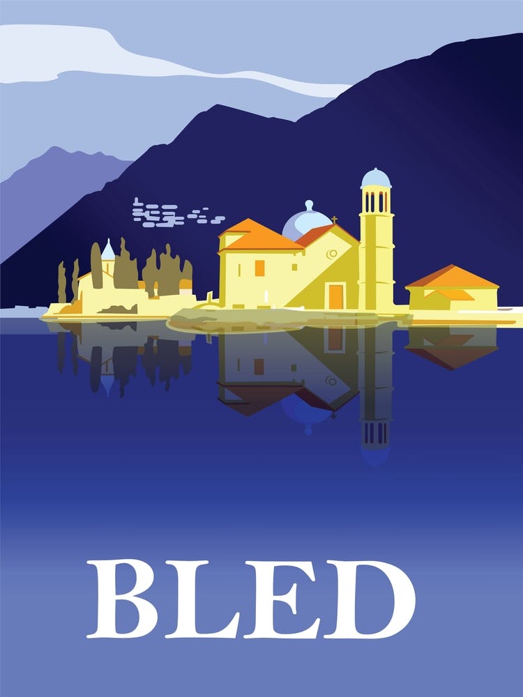 Bled, the Lake and the Island, Slovenia