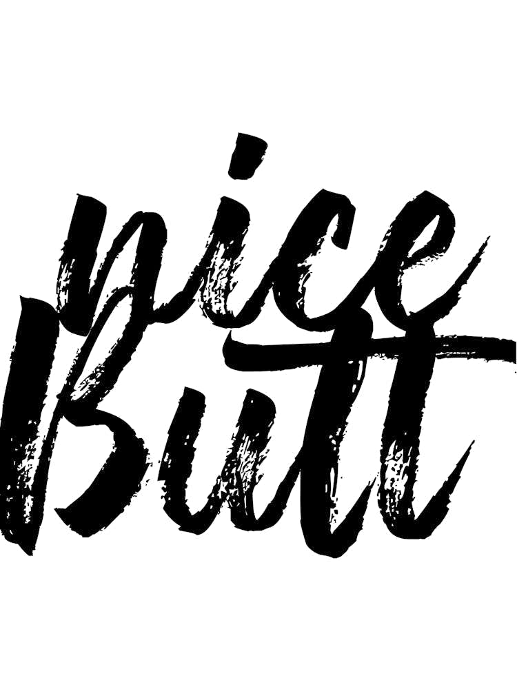 Nice Butt Bold Script