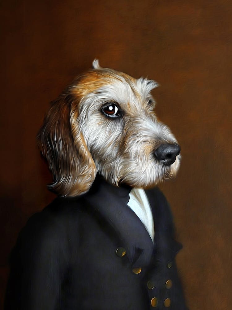 Retired Hunter Gump Dog Pet Portraits