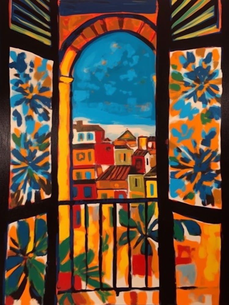 Window Copenhagen Denmark In The Style Of Matisse 4