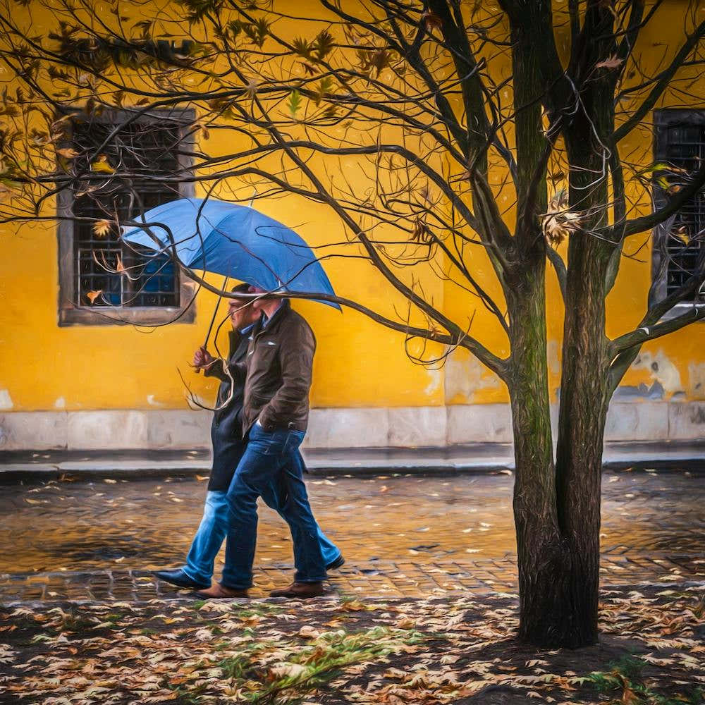 Autumn Stroll Square