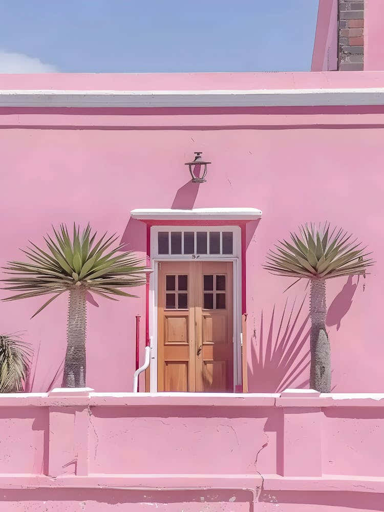 Pink House In Cape Town