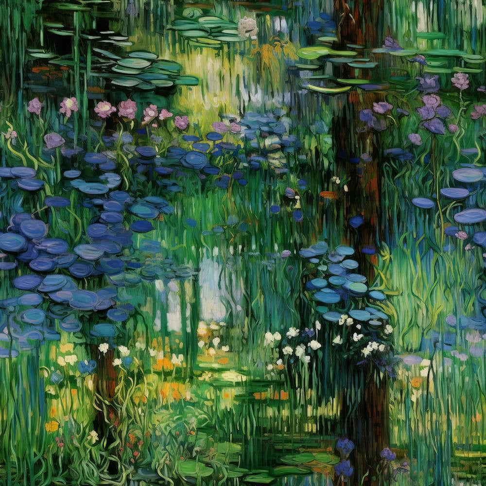 Impressionist - Water Lily Pond 2