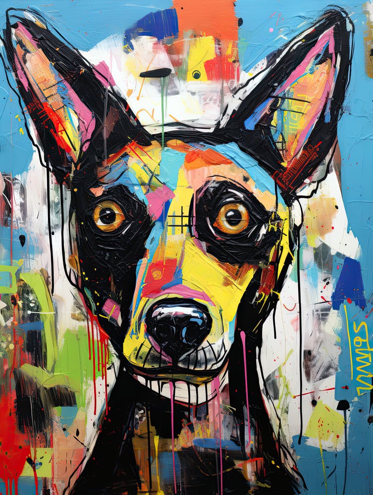 Woofing at the City Walls: Neo-Expressionism Dog