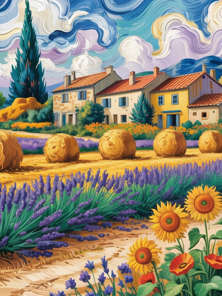 Sunflowers In The Field 2