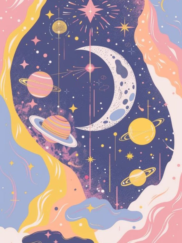 Planets And Stars pregnant univers