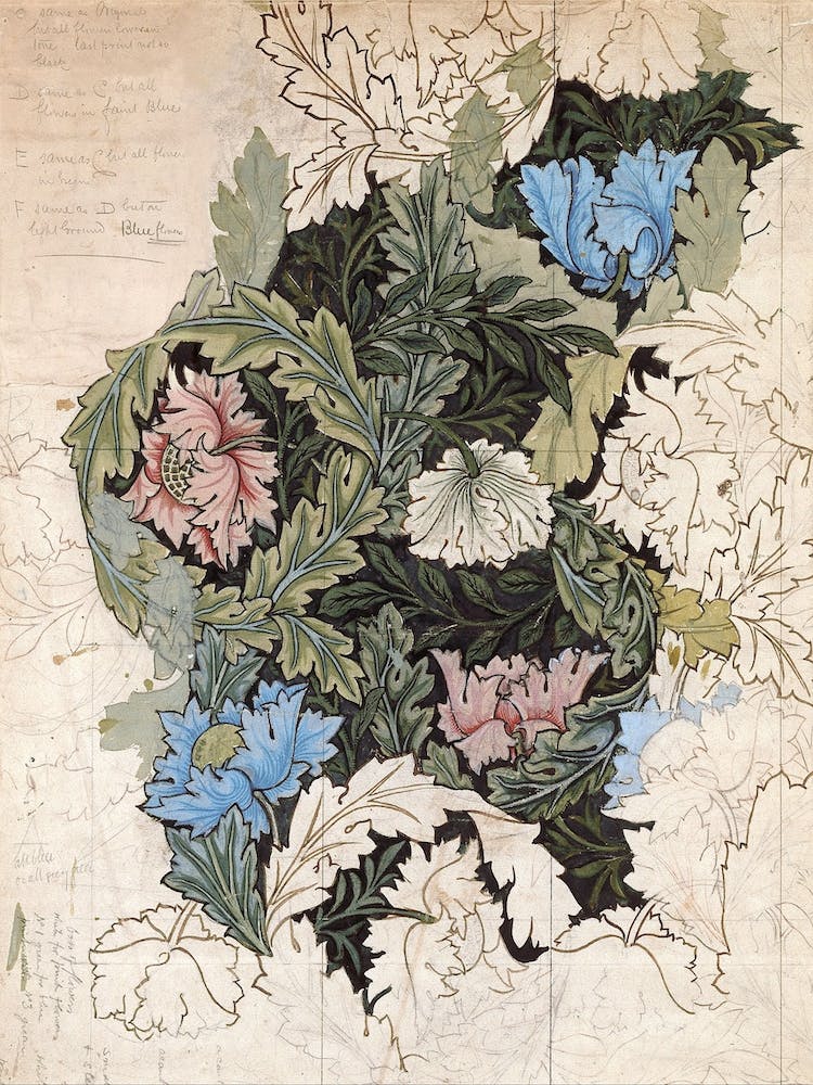Wreath, William Morris