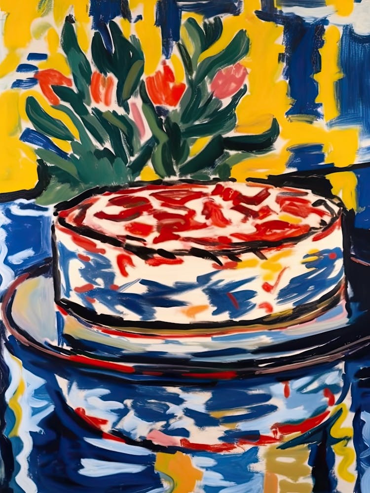 Cheesecake Painting 1