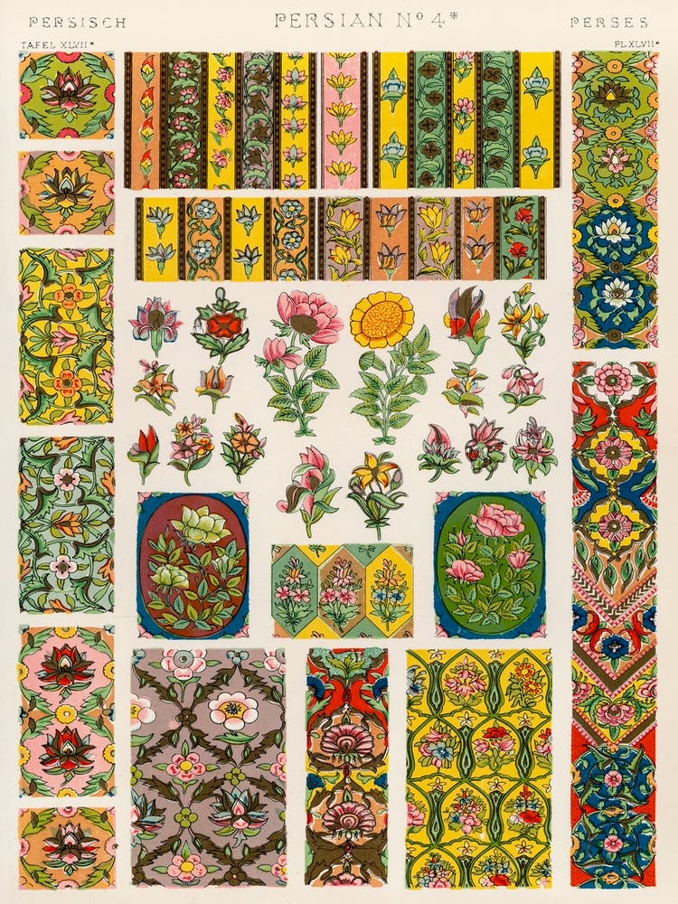 Vintage Pattern Illustration, Owen Jones