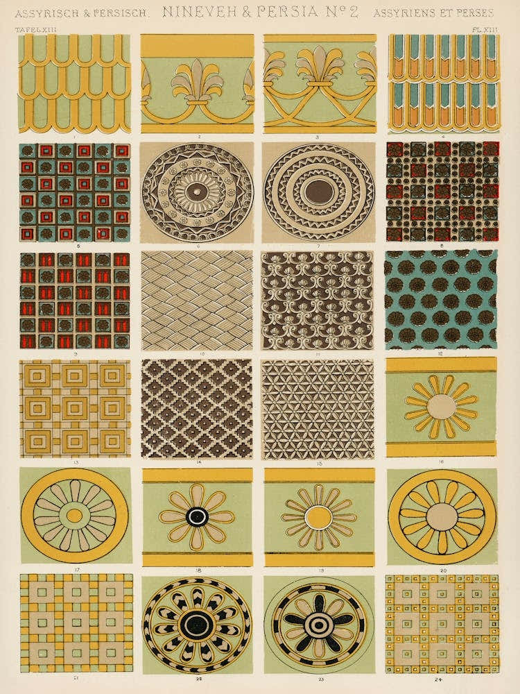 Vintage Pattern Illustration, Owen Jones