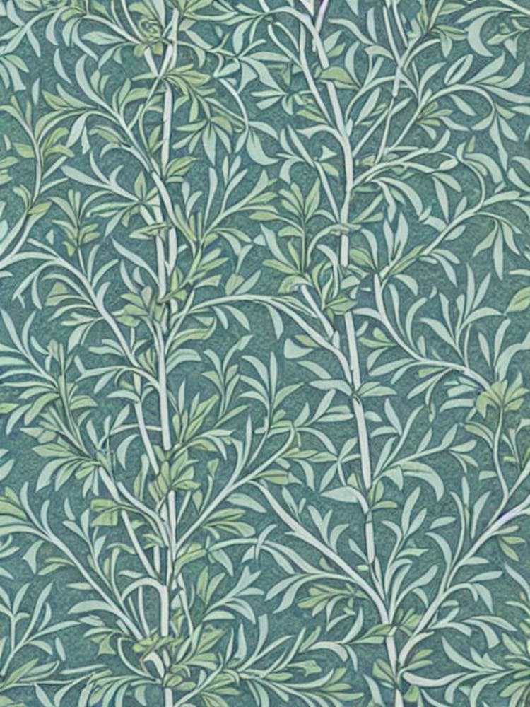 Noble Fir tree Vintage Botanical