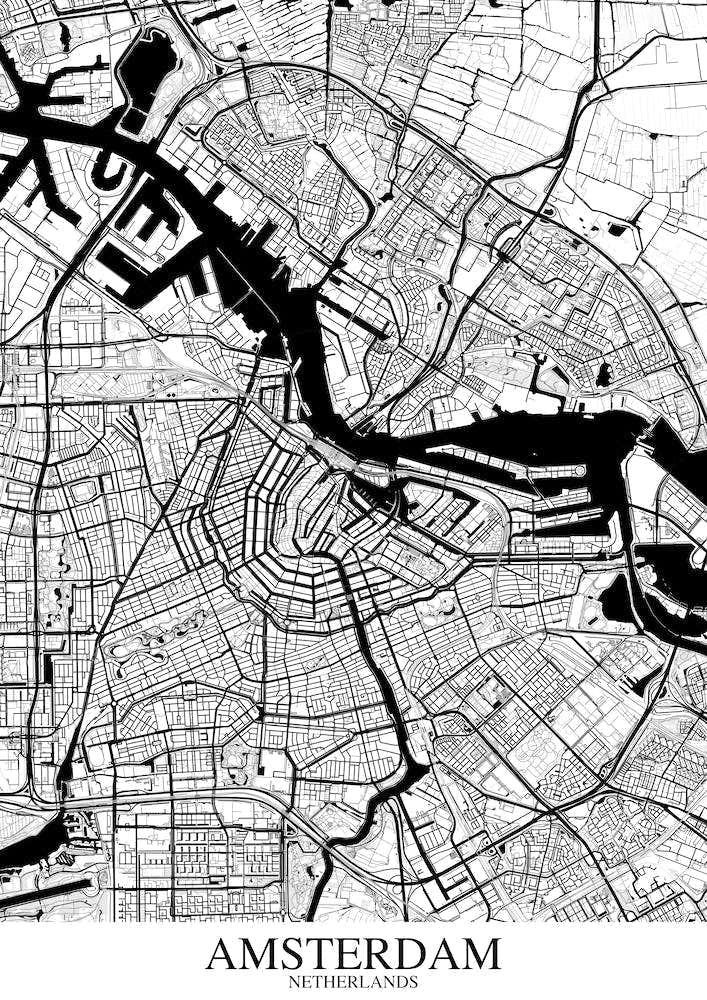 Amsterdam White Black