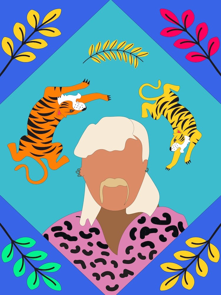 Joe Exotic Tiger Card