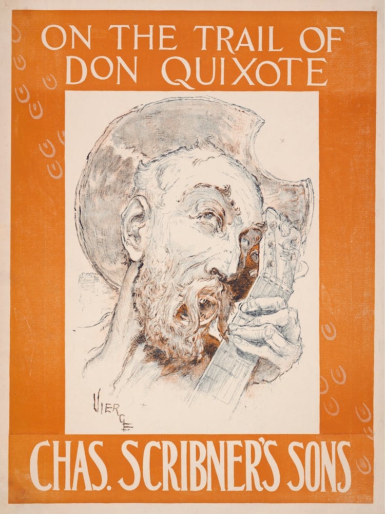 On The Trail Of Don Quixote Book Cover Poster