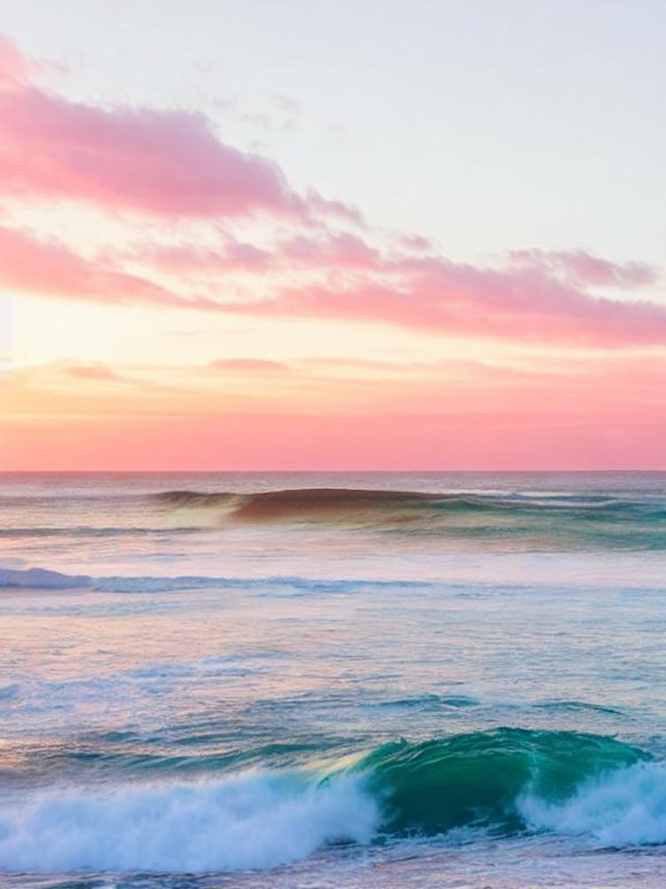 Manly Beach, Australia Pink Photography 1