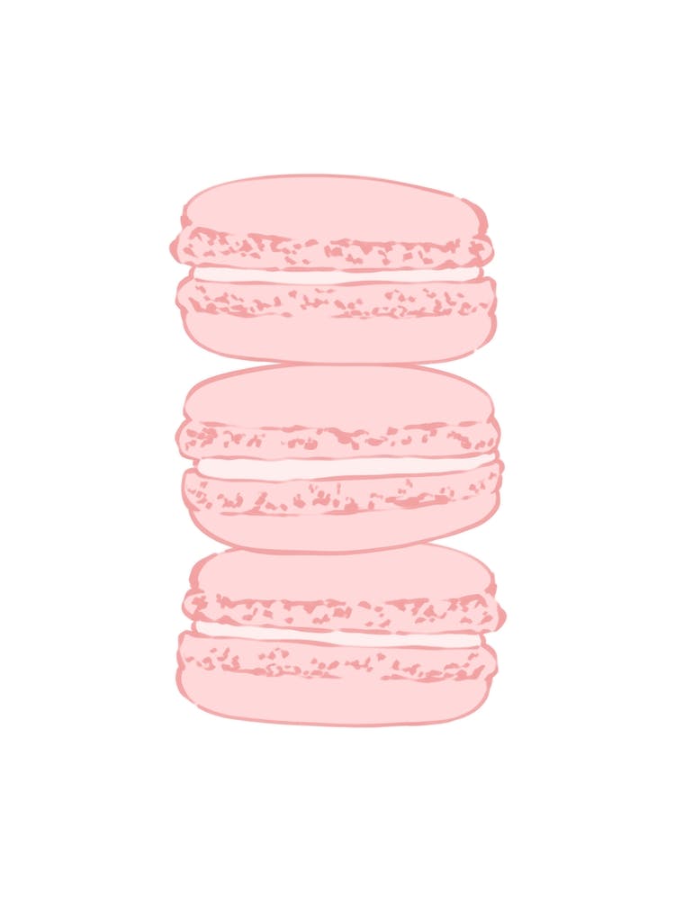 Rose Macarons