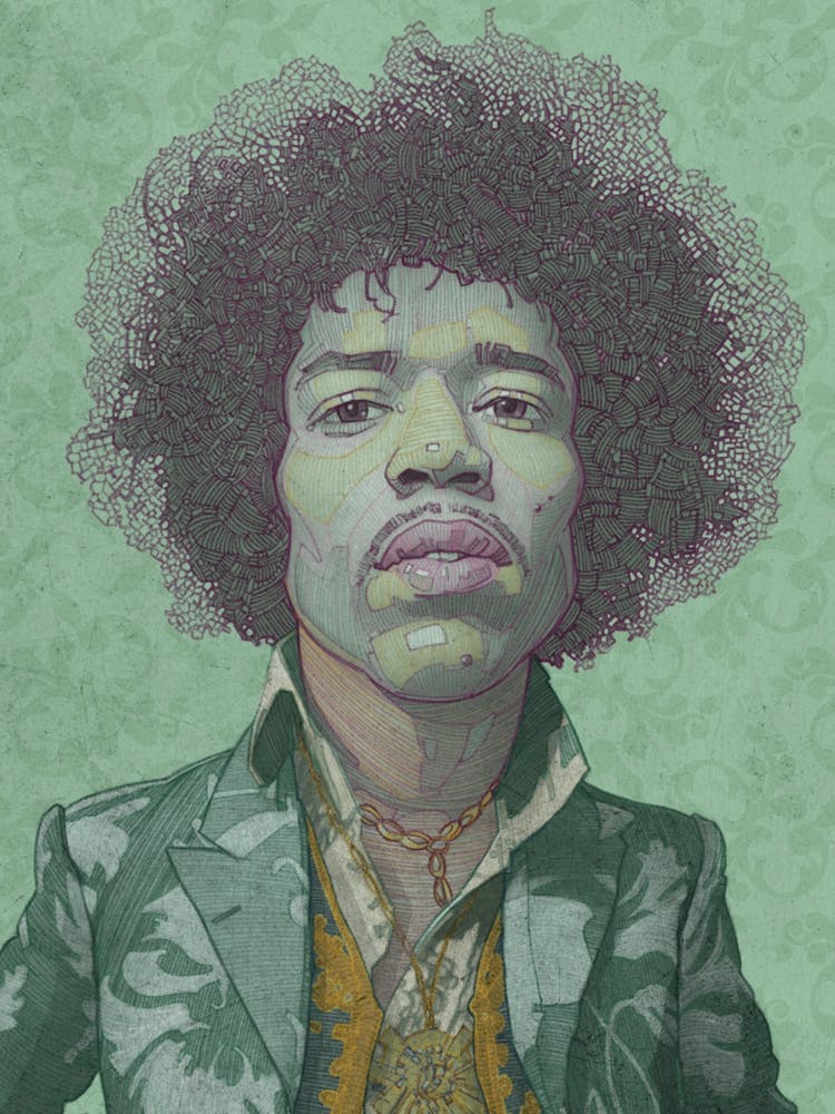 Jimi Hendrix Illustration