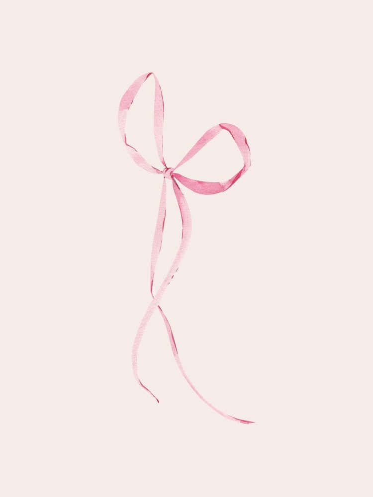 Coquette Pink Bow - 3 - Neutral