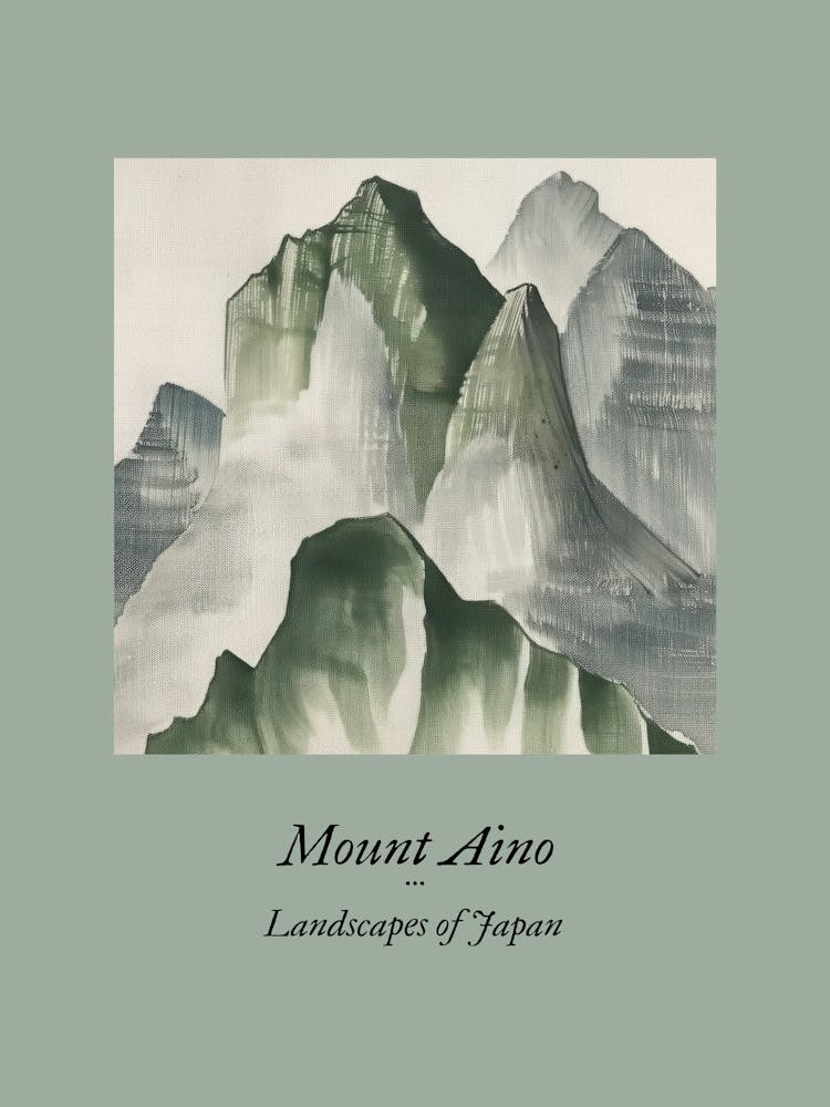 Landscapes Of Japan Mount Aino 105