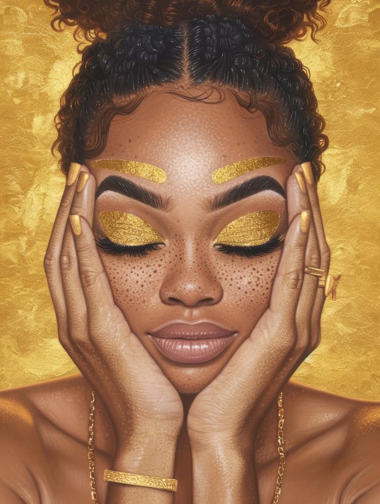 Gold Eyed Woman