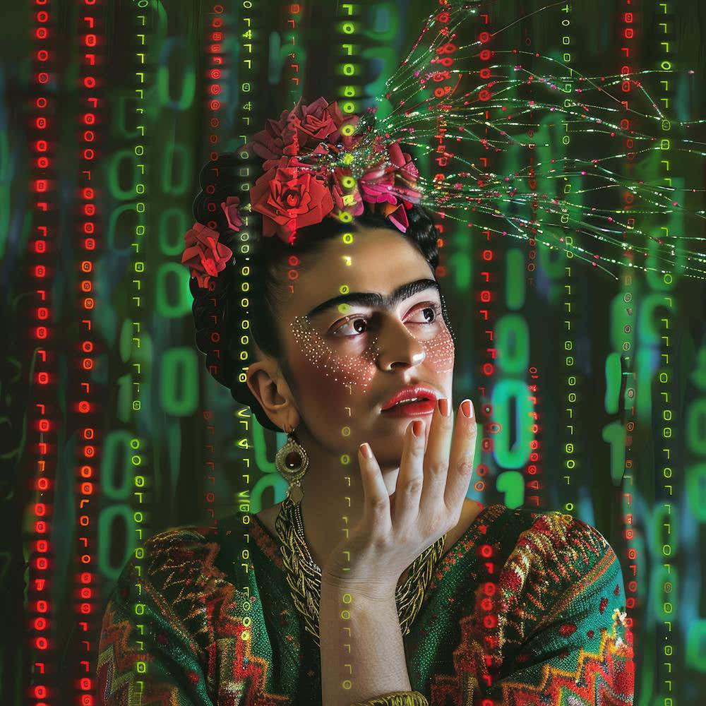 Frida Kahlo Pixelated Reality Series 2