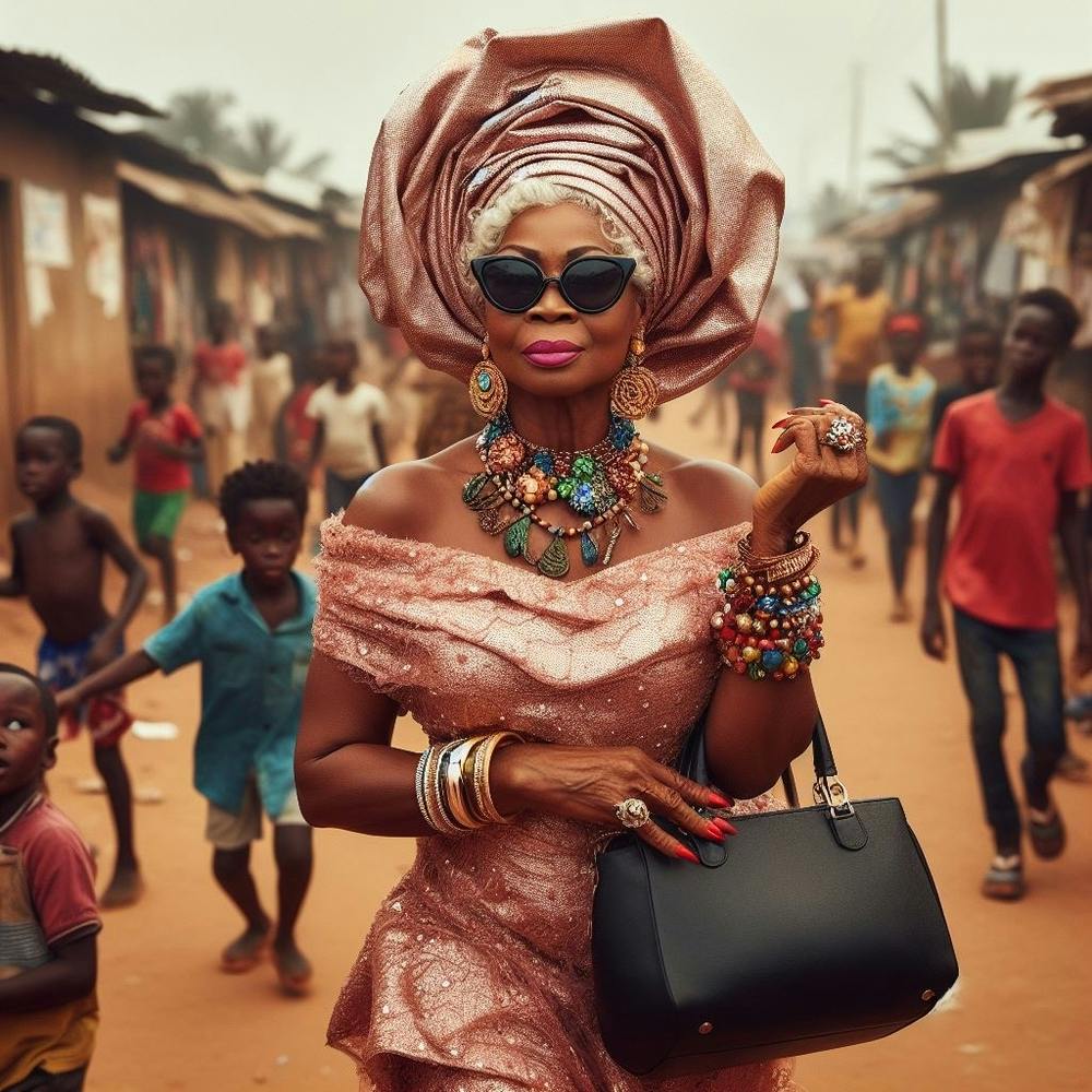 A confident African woman