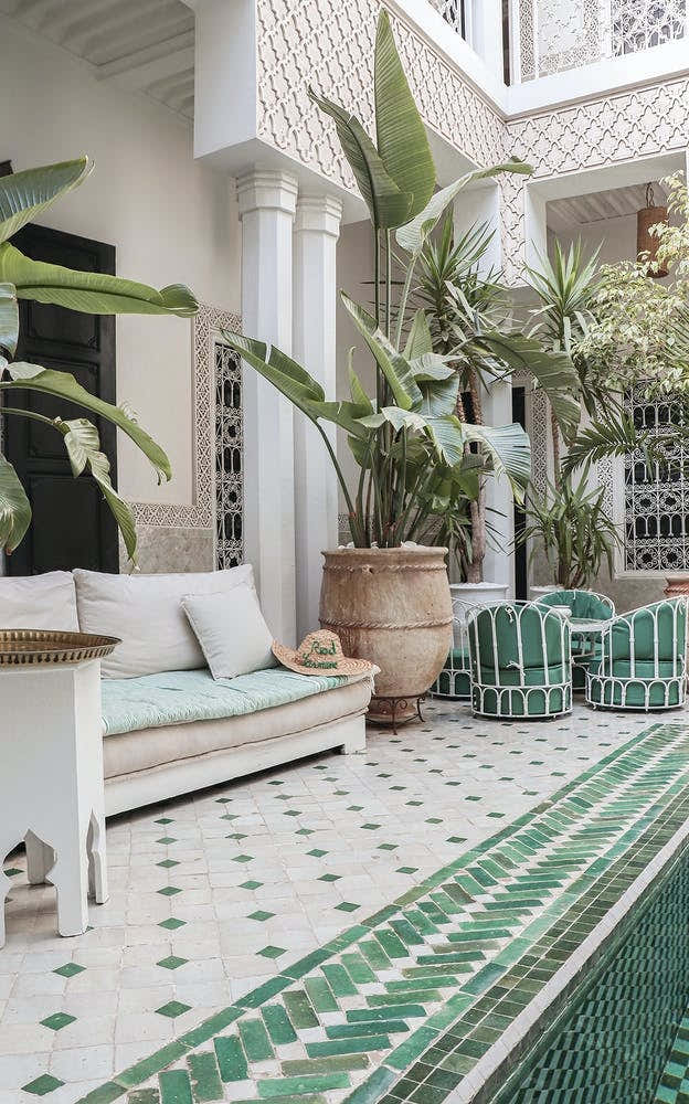 Tropical Riad In Marrakech