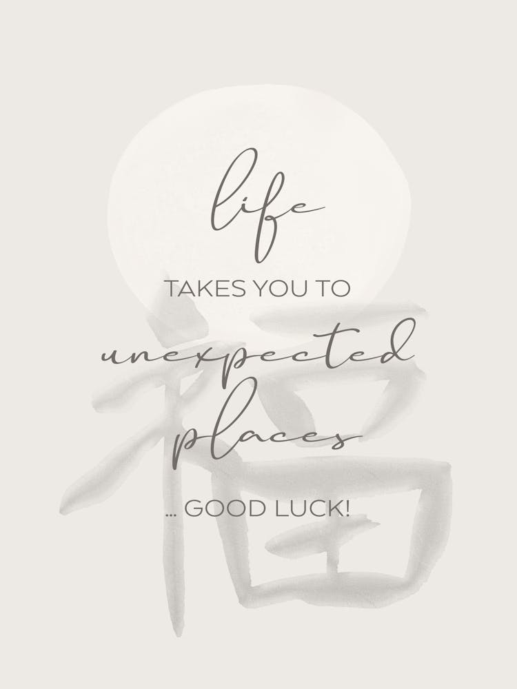 Good Luck - Japandi Style