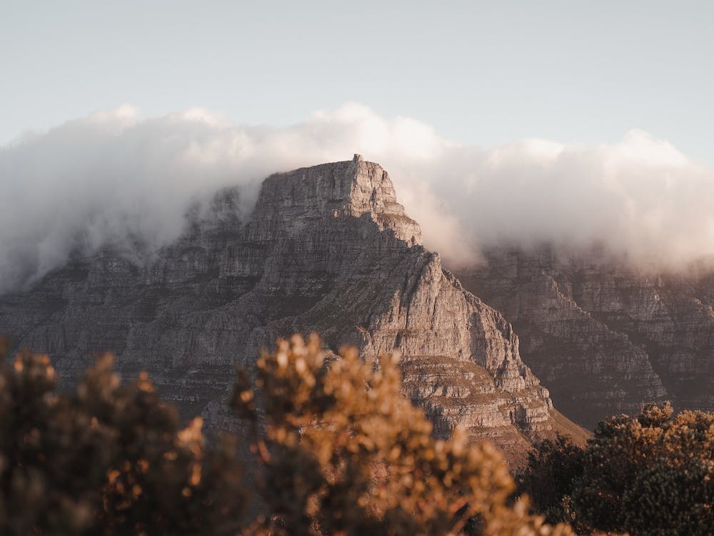 Steep Rocky Mountain