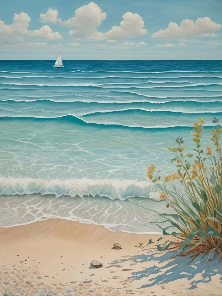 Sailboat From The Beach