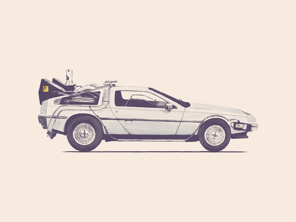 Delorean Back To The Future