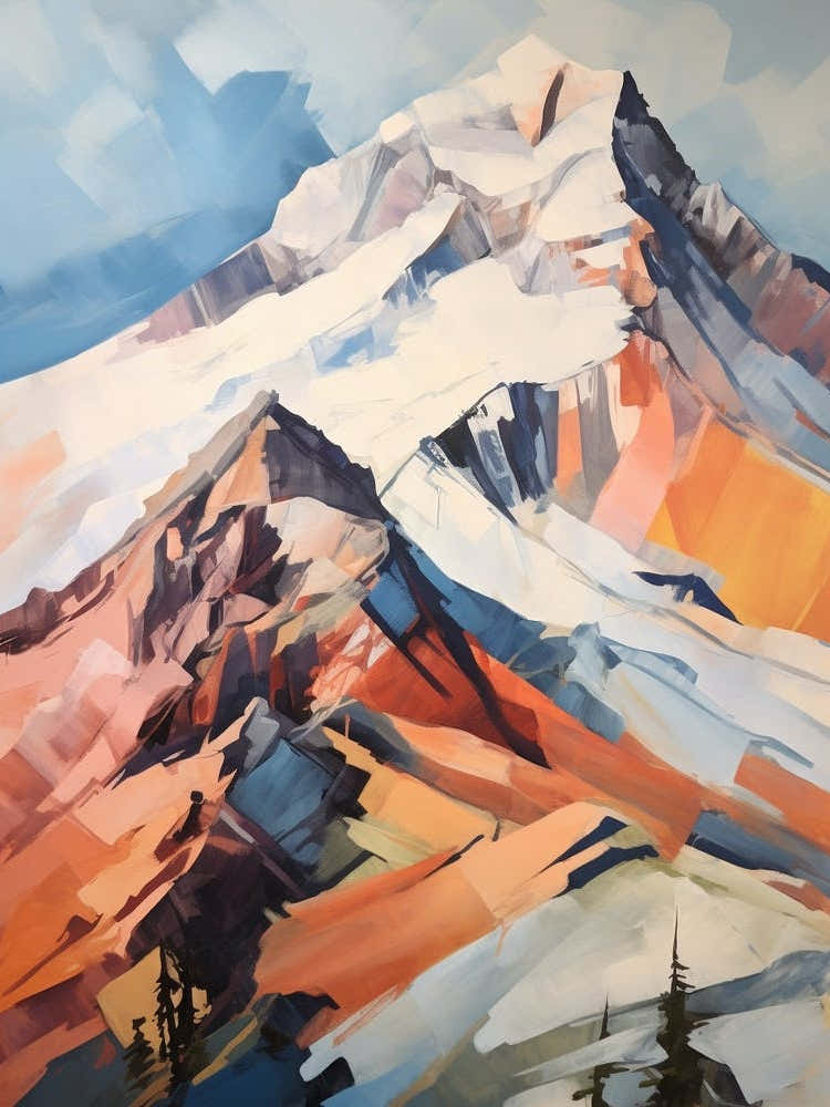 Mount Hayes Usa 1 Mountain Painting