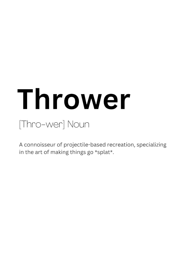Thrower Definition Meaning