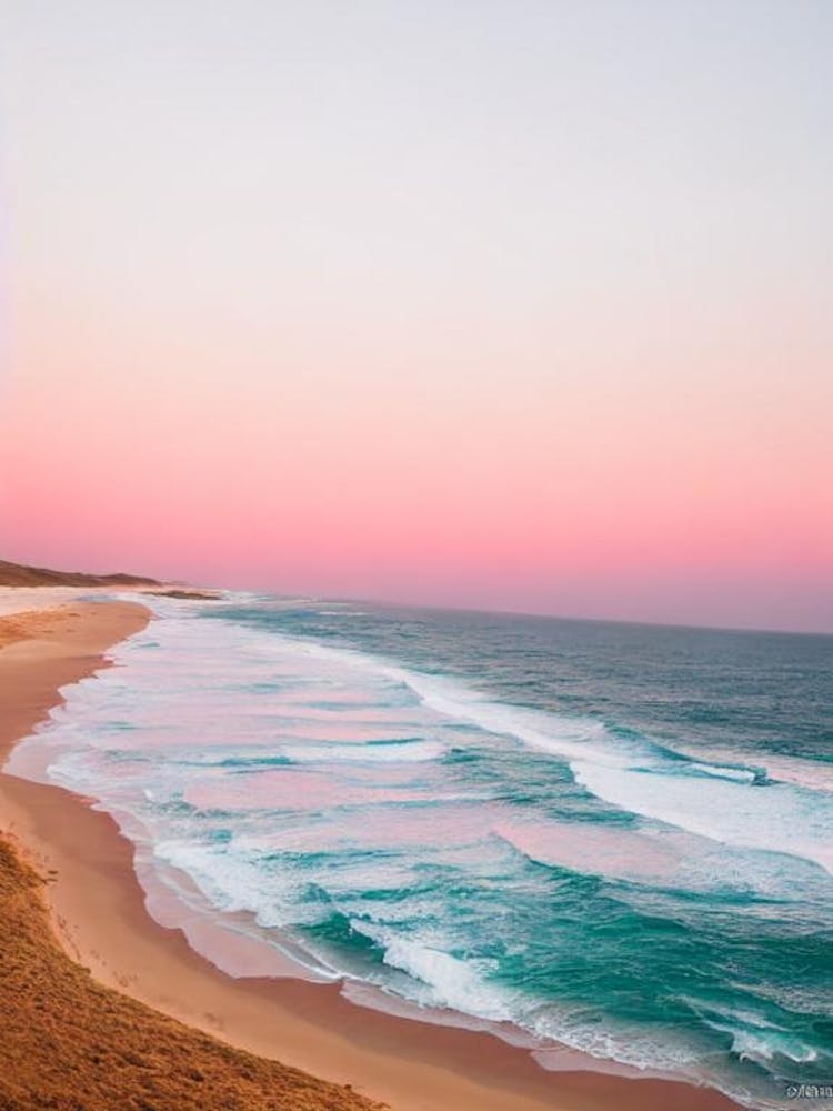 Cervantes Beach, Australia Pink Photography 1