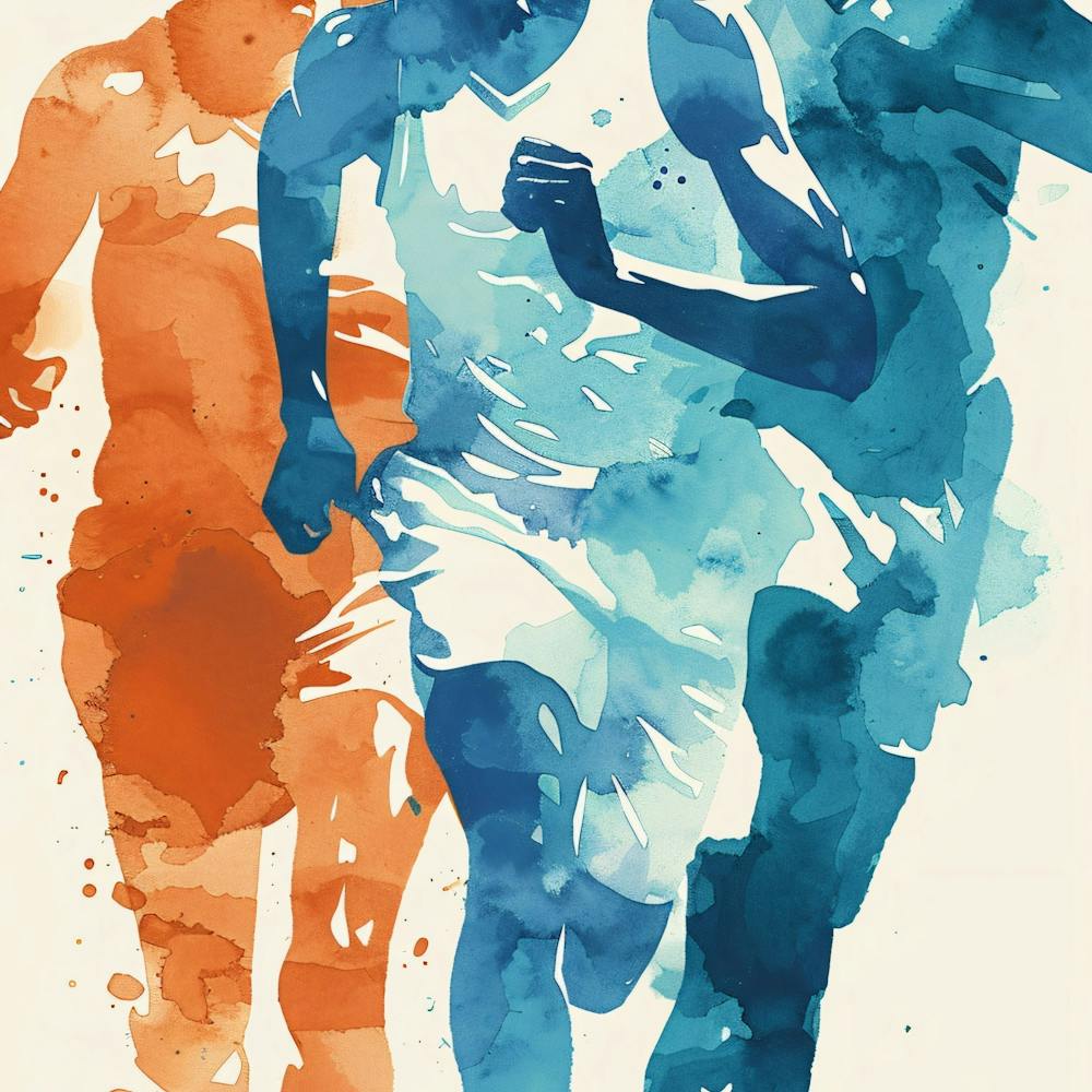 Watercolor Runners