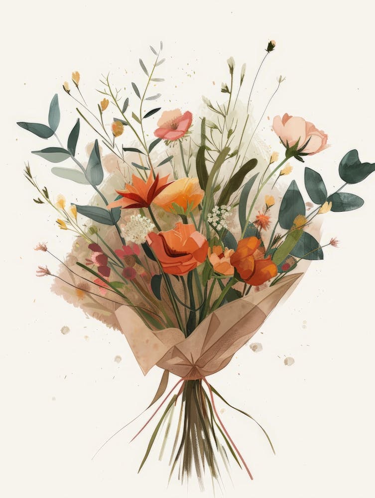 Watercolor Bouquet 1