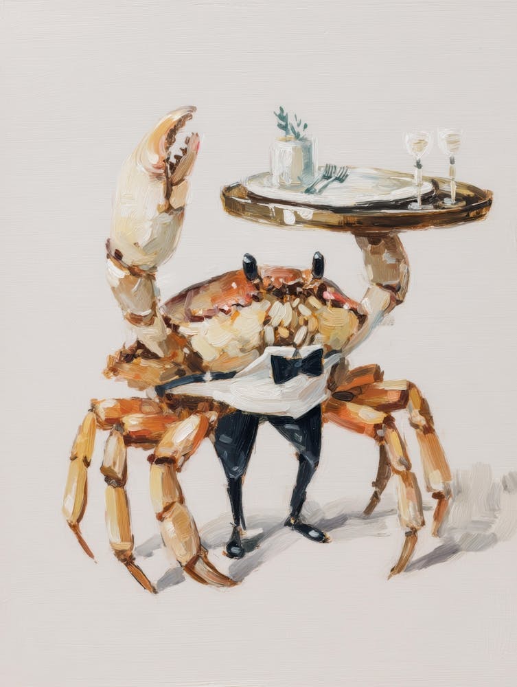 Crab In Tuxedo 1