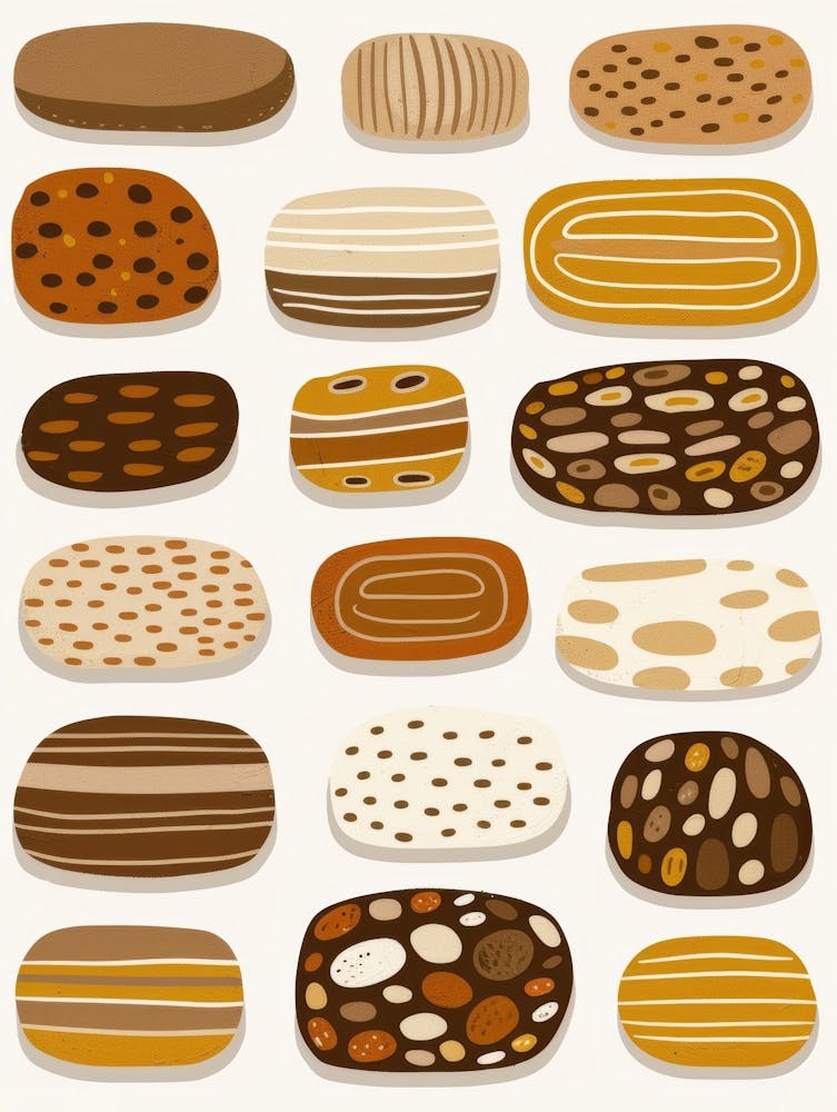 Set Of Breads