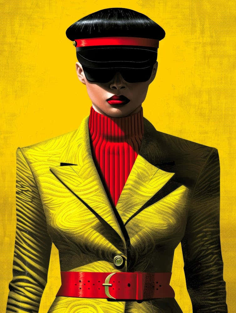 Woman In A Yellow Suit