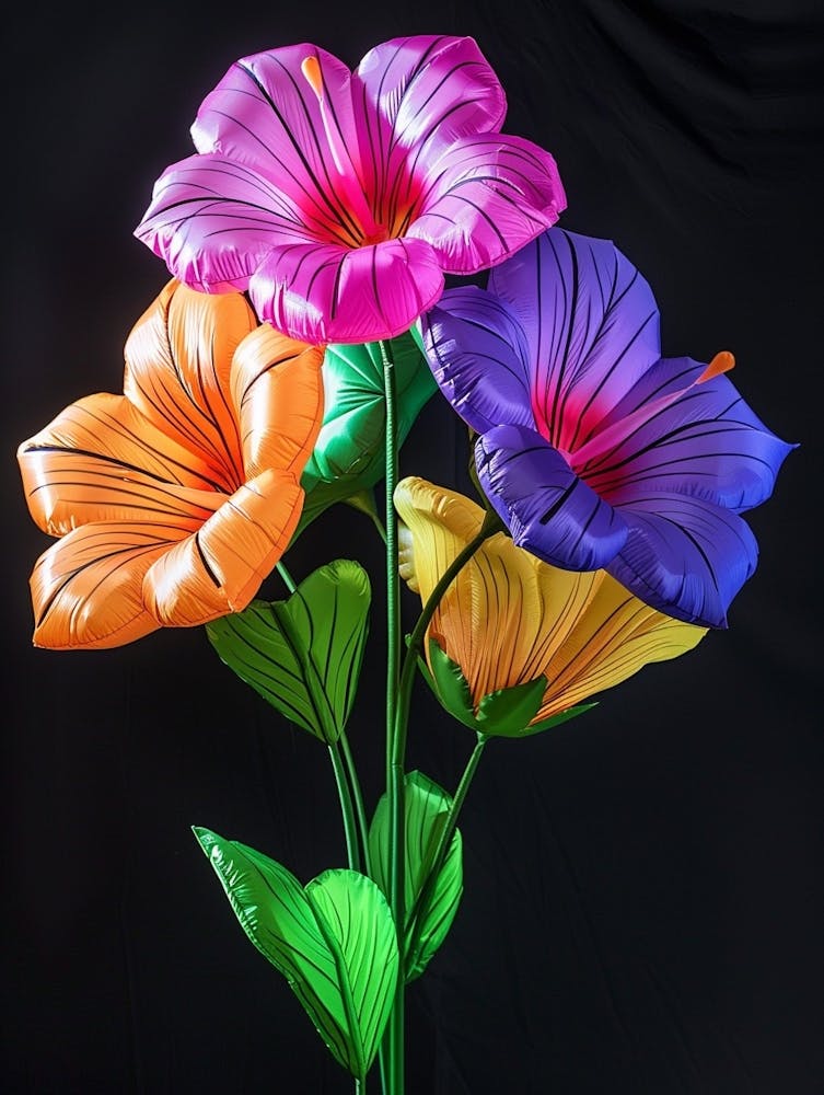 Bright Inflatable Flowers Petunia 1